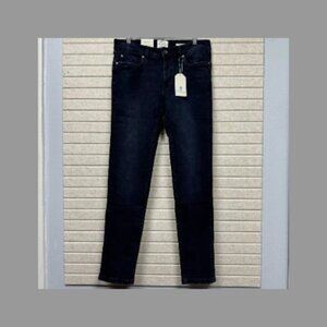 NWT Ben Sherman Mens Skinny Fit Dark Blue Fulham Wash 5 pocket Denim Jeans 31X34